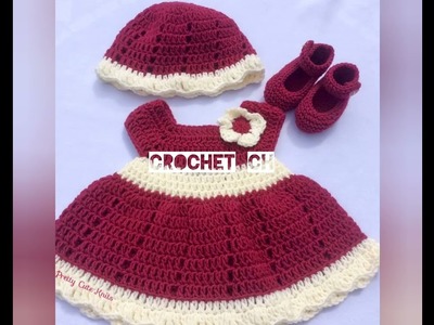 Very beautiful hand design crochet baby dress #youtubeshorts #crochet #babydress #sweater