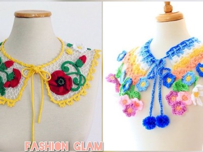 Women's Crochet Collars.Collar Beige.Lace Collar Crochet Necklace.Lace Neck-Piece
