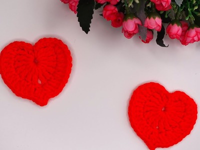 YOU WILL LOVE THIS???? How to make super beautiful very easy crochet heart