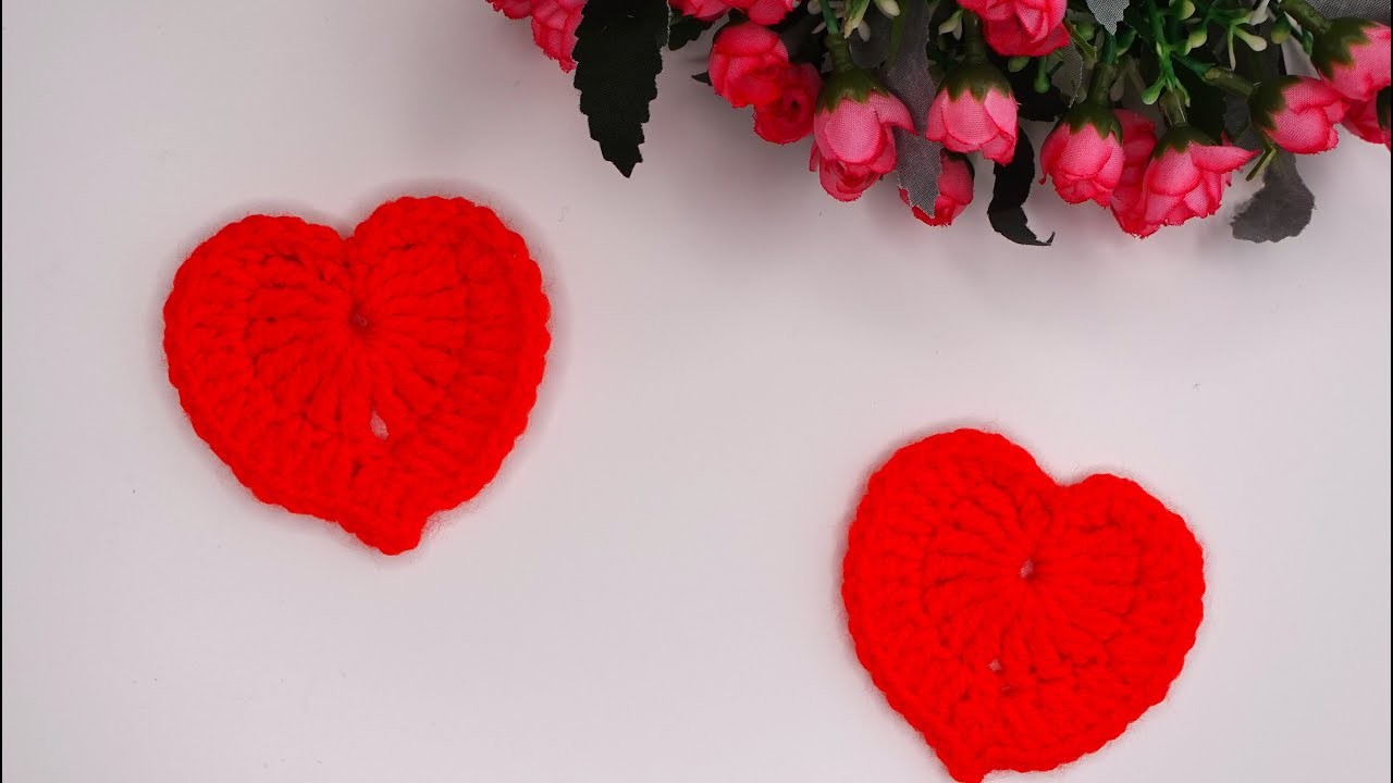 YOU WILL LOVE THIS???? How to make super beautiful very easy crochet heart