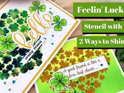 2 Cards with Hearts, Clovers, & Friends! Sneak Peek of Trinity Stamps February 2023 Release