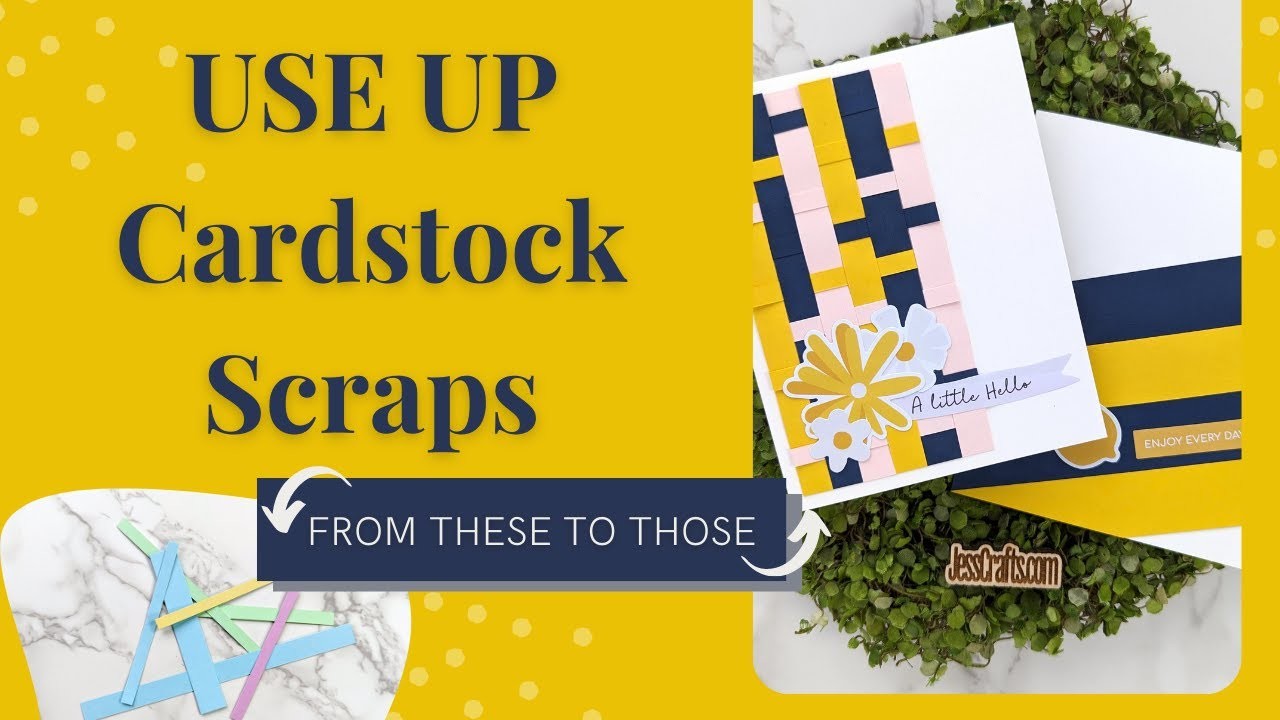 3 Ways to Use Scraps of Cardstock
