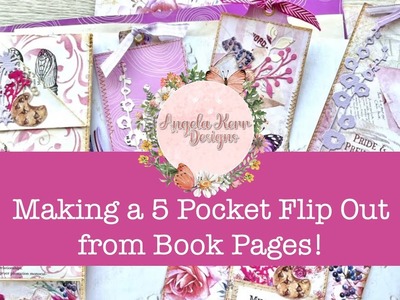 5 Pocket Book Page Flip - Inspired by E!