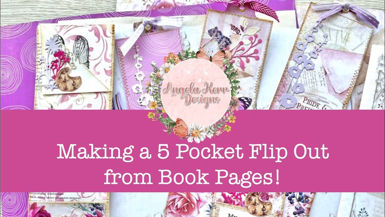 5 Pocket Book Page Flip - Inspired by E!