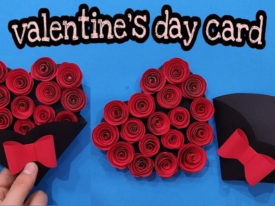 Beautiful valentine's day card for him | Diy anniversary card | Heart card | Love card | Gift idea