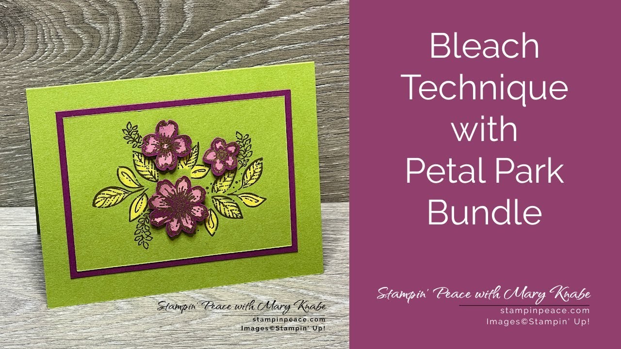 Bleaching Technique with Petal Park Bundle