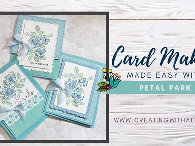 Card Class for Fun Folds featuring the Petal Park Bundle from Stampin' Up!