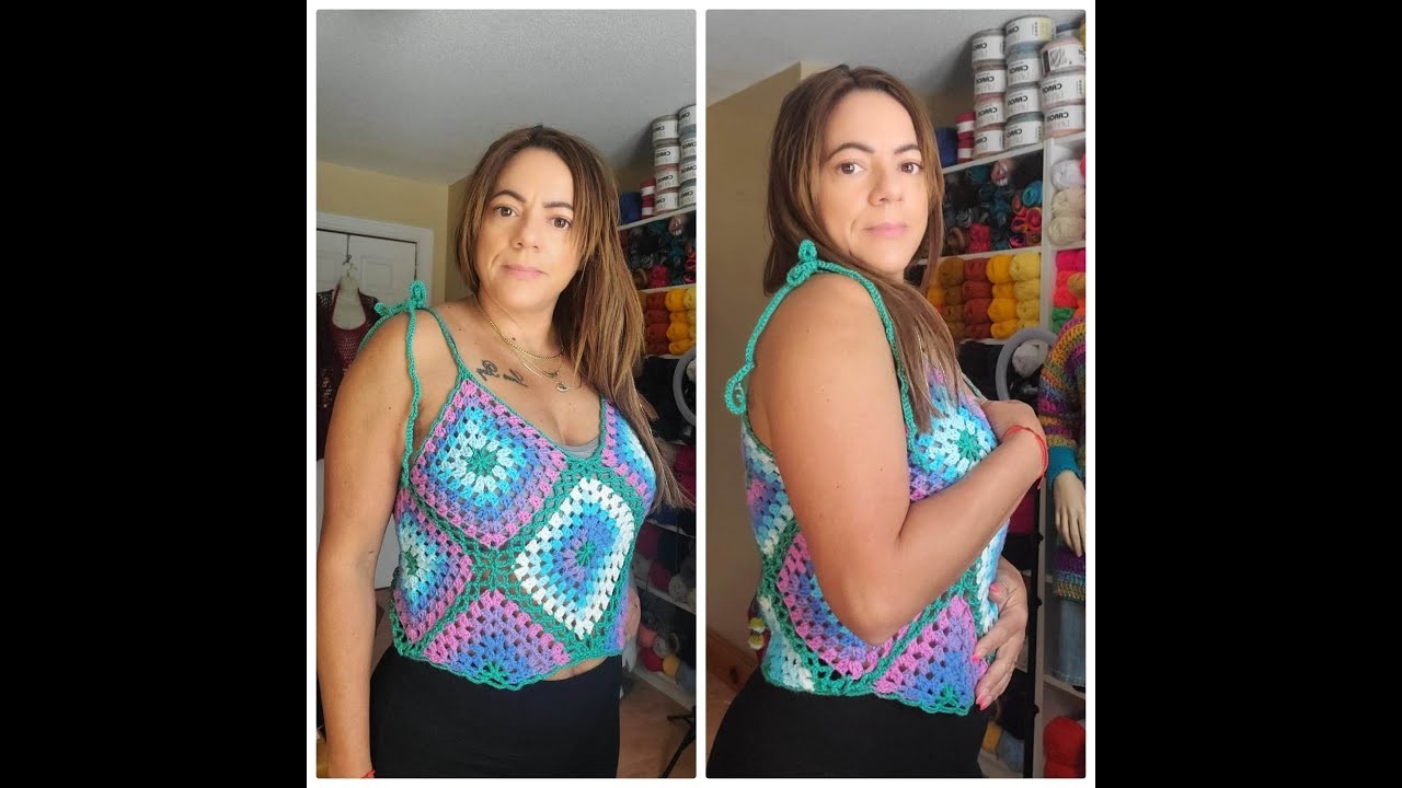 Crochet easy  blouse. Crochet blouse step by step