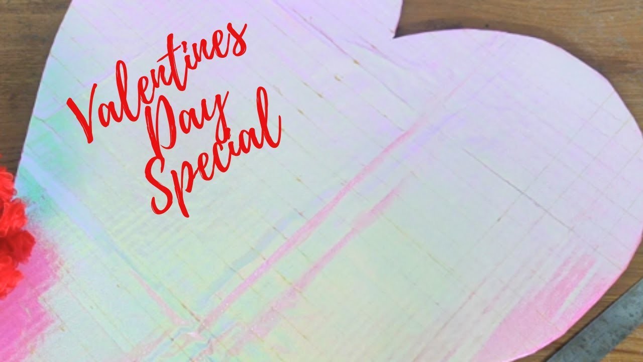 DIY Valentines Day Idea | Selfie Background Idea | Amazing Trick For Rose Making | Wall Hanging