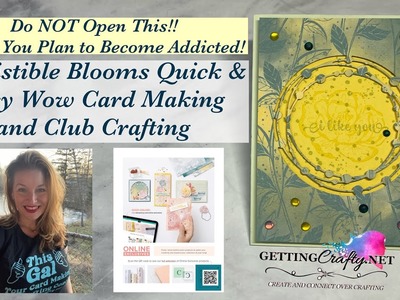 Do NOT Open This StampinUp Irresistible Blooms Quick & Easy Wow Card Making and Club Crafting