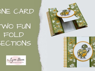 Easy Double Fun Fold Card - 2 Ways