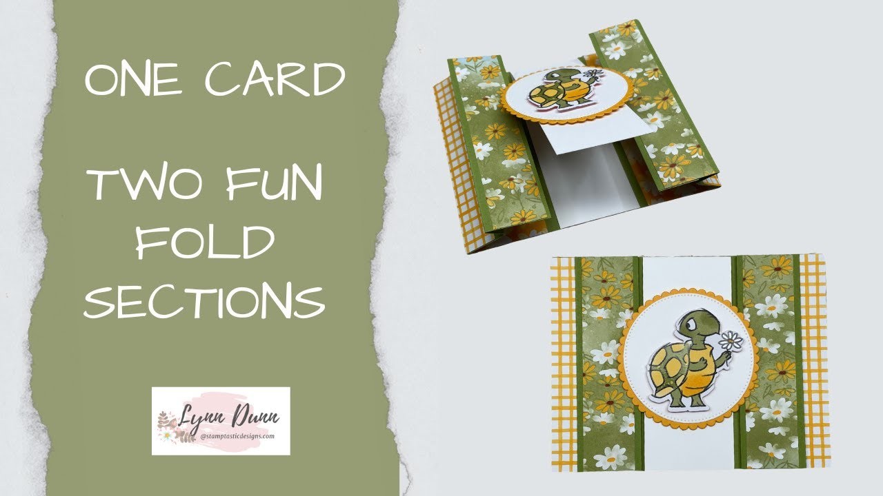 Easy Double Fun Fold Card - 2 Ways
