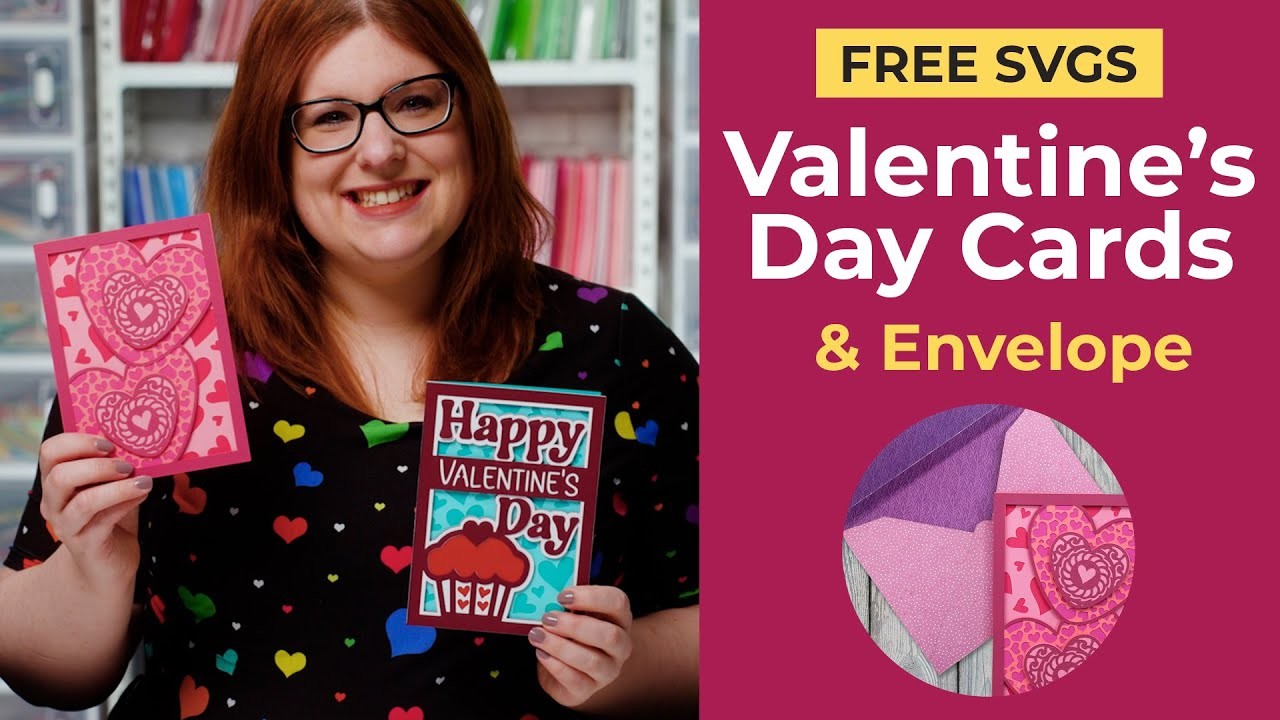Easy Valentines Day Cards ???? Free Valentine's Day Cricut Crafts