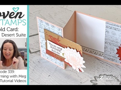 Ep 339, Fun Inside + Out: Z Fold Card Layout with Desert Details Stampin' Up!® Delicate Desert Suite