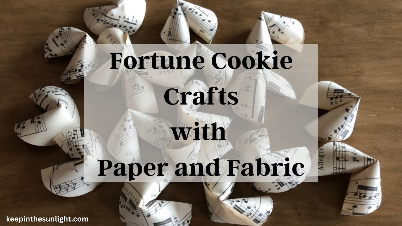 Fortune Cookie Crafts