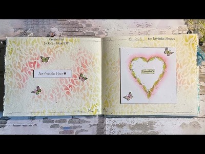 From Me to You by Jo Rice  - A Lavinia Stamps Tutorial