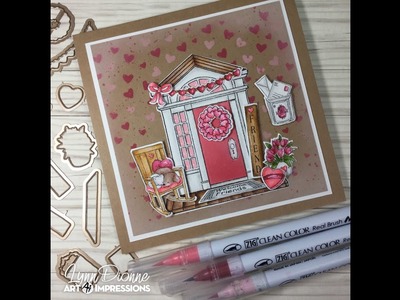 Front Porch Valentine Card - BRAND NEW RELEASE!!!