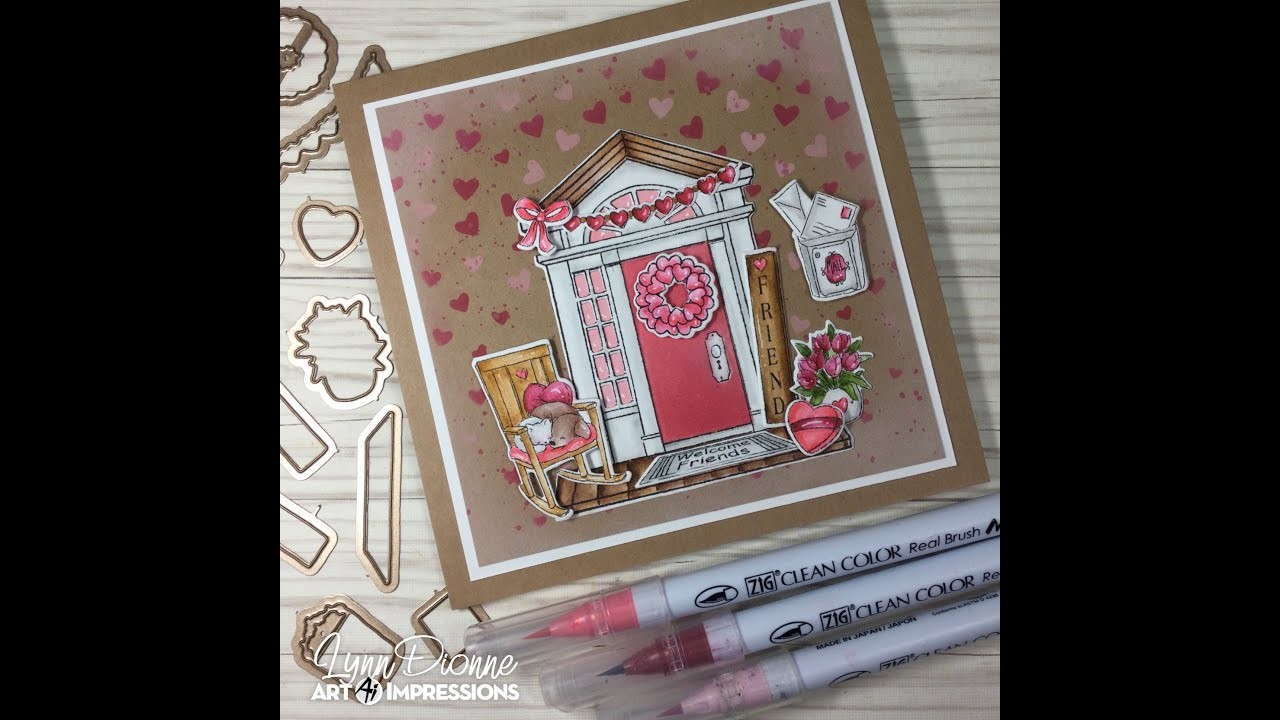 Front Porch Valentine Card - BRAND NEW RELEASE!!!