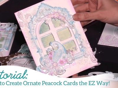 How to Create Ornate Peacock Cards the EZ way!