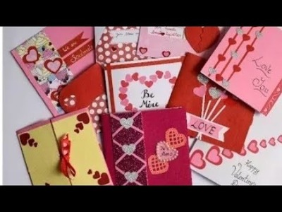 How to make Valentine's Day card | Different card ideas for scrapbook | pop up card | #lovecard |