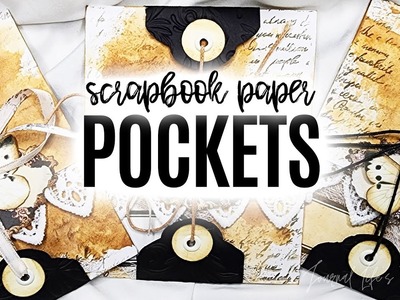 How To Use Your 12x12 Scrapbook Paper to Make Pocket Embellishments