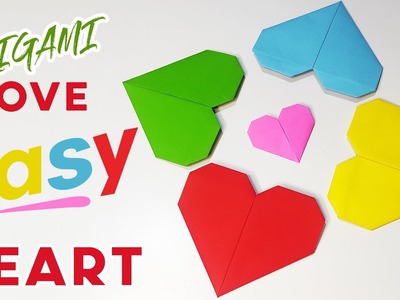 Make Origami Heart Easy - Tutorial Love Origami