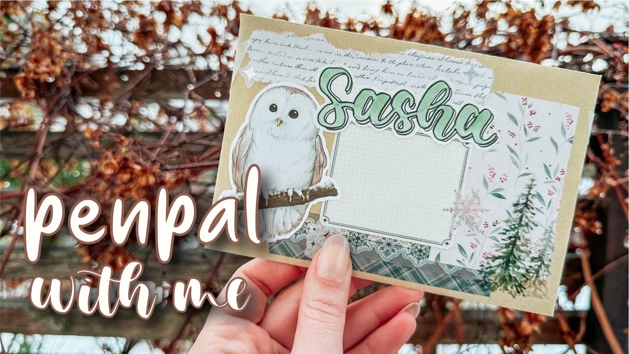 PENPAL WITH ME | Winter Forest Theme for Sasha | ft. Skillshare