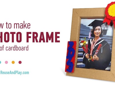 Photo Frame Stand DIY out of Cardboard