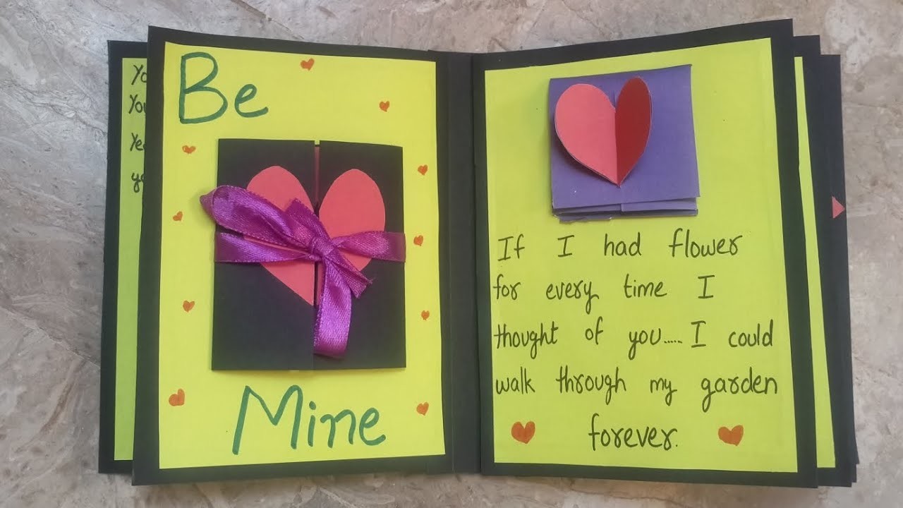Scrapbook ideas for valentine's day||beautiful scrapbook idea????||@emankajahan