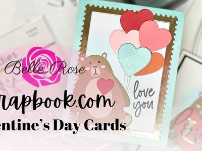 Simple & Quick Valentine's Day Cards @scrapbook PLUS, How I Handle Creative Block!