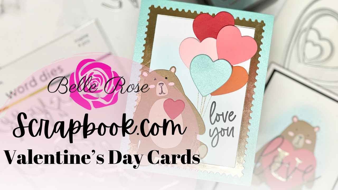 Simple & Quick Valentine's Day Cards @scrapbook PLUS, How I Handle Creative Block!