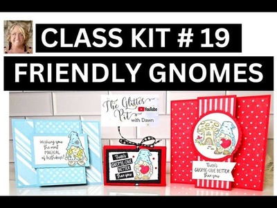 ???? Stampin' Up!  Friendly  Gnomes  LIVE  Class  Kit  # 19