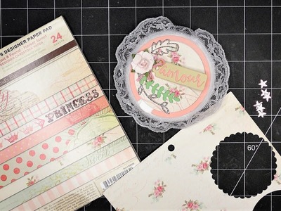 Start from Stash: Altered, Round-Shaped, Mint Case Tutorial! Great for Sharing Small Ephemera!
