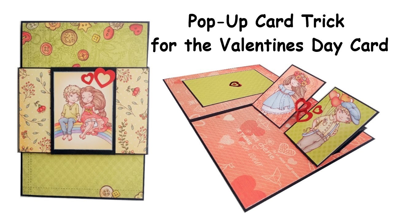 Unbelievable Pop-Up Card Trick for the Valentines Day Card! Cardmaking That Will Blow Your Mind!