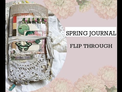 UNFINISHED PROJECTS (Spring Journal) flip through.