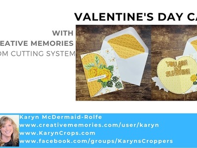 Valentine's Day Card using Creative Memories Custom Cutting System