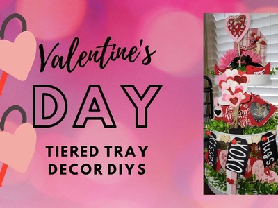 Valentine's Day DIY Tier Tray Projects YOU WON'T BELIEVE!