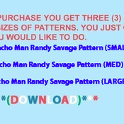 Macho Man Randy Savage Cross Stitch Pattern***L@@K***Buyers Can Download Your Pattern As Soon As They Complete The Purchase