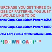 Marine Corps Cross Stitch Pattern***L@@K***Buyers Can Download Your Pattern As Soon As They Complete The Purchase