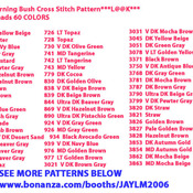Moses Burning Bush Cross Stitch Pattern***LOOK***Buyers Can Download Your Pattern As Soon As They Complete The Purchase