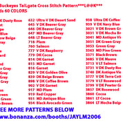 Ohio State Buckeyes TaiLgate Cross Stitch Pattern***LOOK***Buyers Can Download Your Pattern As Soon As They Complete The Purchase