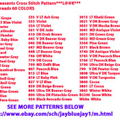Wild Pheasants Cross Stitch Pattern***L@@K***Buyers Can Download Your Pattern As Soon As They Complete The Purchase