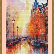 Amsterdam Cross Stitch Pattern