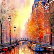 Amsterdam Cross Stitch Pattern