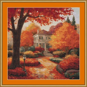 Autumn Beauty Cross Stitch Pattern