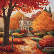 Autumn Beauty Cross Stitch Pattern