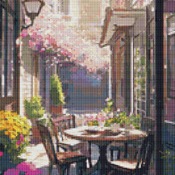 Backyard Cross Stitch Pattern