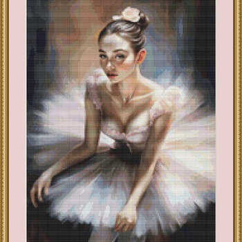 Ballerina Cross Stitch Pattern