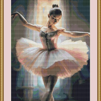 Ballet Dancer Cross Stitch Pattern