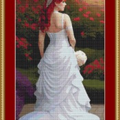 Bride Cross Stitch Pattern